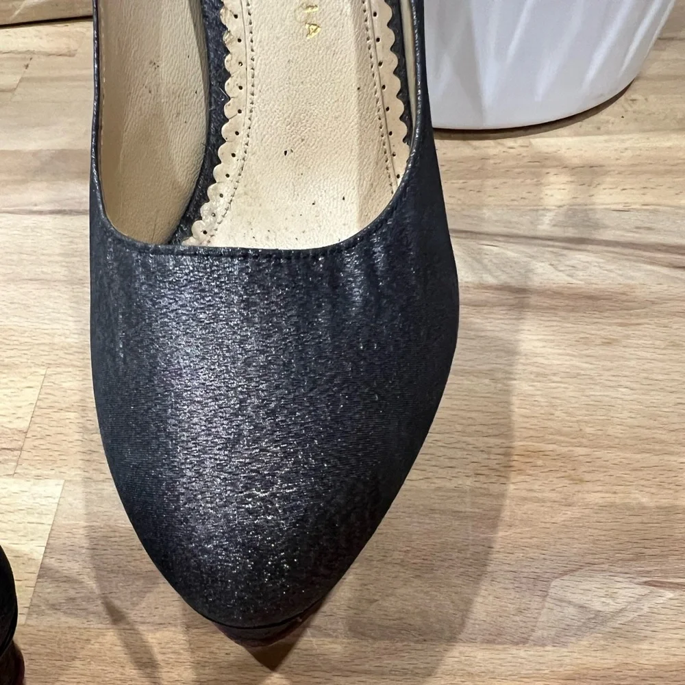 Charlotte Olympia Black Platform Heels - Picture 2 of 10